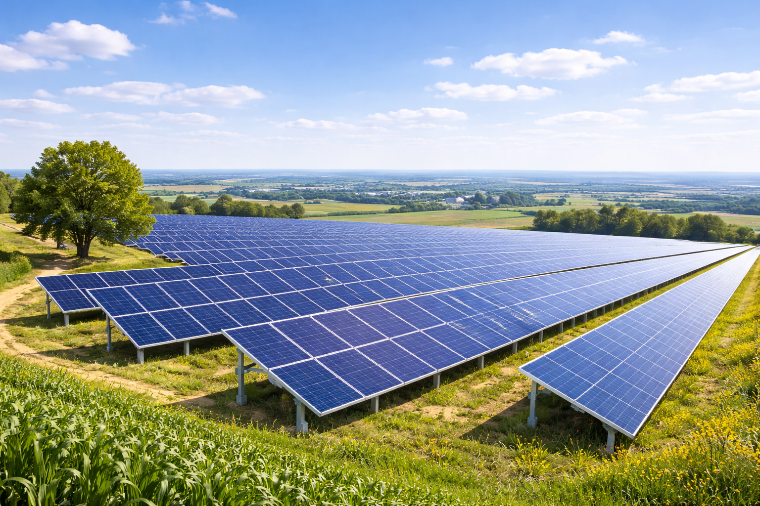 Ground Mounted Solar Plant